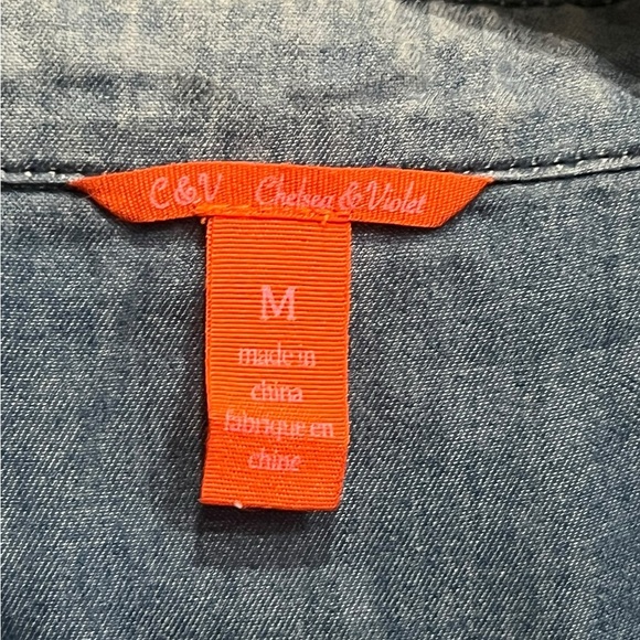 Chelsea & Violet Blue Denim Top - Picture 7 of 8